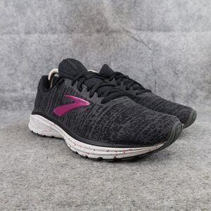 Brooks Shoes Womens 9 Athletic Trainers Signal Running Active Comfort Grey Pink